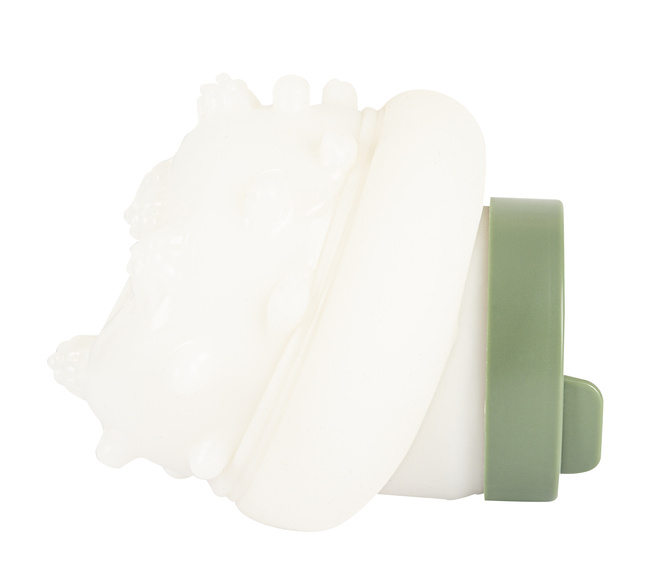 Duży masturbator 3w1 z wibracjami, ruchem posuwistym, z grzaniem i świecącą czaszką