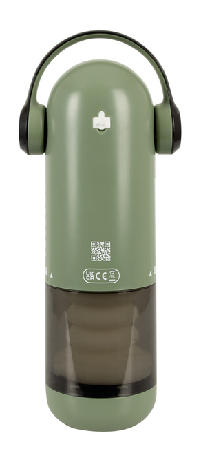 Duży masturbator 3w1 z wibracjami, ruchem posuwistym, z grzaniem i świecącą czaszką