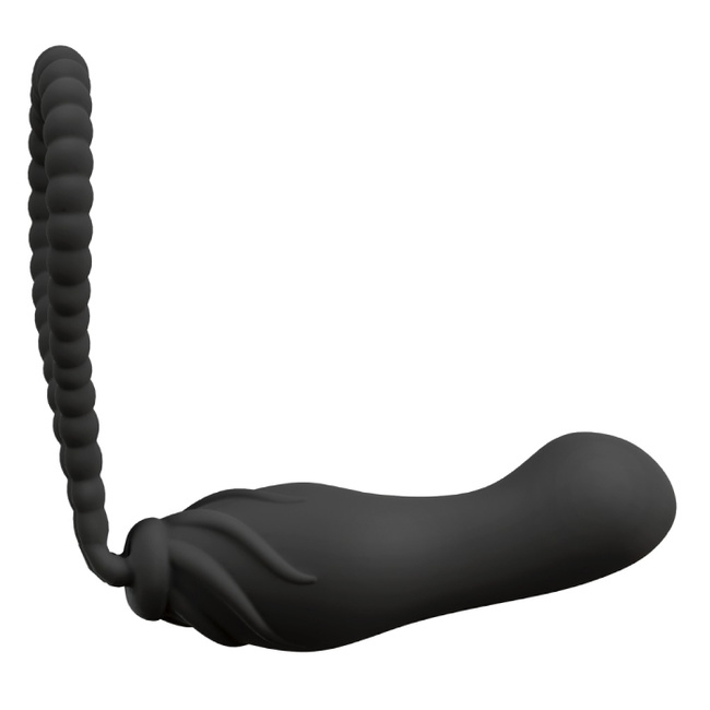 Doskonałe dopasowanie – strapon bez pasków z dającą się kształtować pętlą, dildo 11 cm, Ø max 3,2 cm