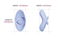 Figlarz na palcu - Wibrator na palec sterowany smartfonem SVAKOM z funkcją grzania wodoodporny
