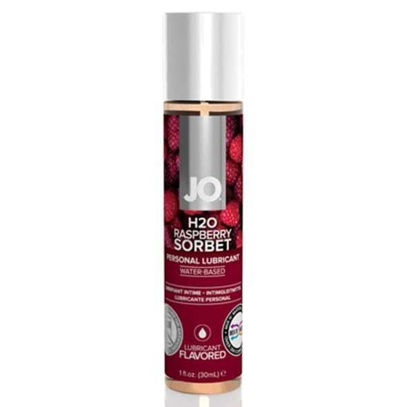 Profesjonalny lubrykant na bazie wody o smaku sorbetu malinowego System JO H2O - Raspberry sorbet 30 ml