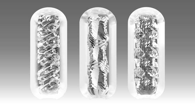 Masturbator wirujący-skrętny Spinner DELUX DX02 BUMPS z miękkimi, sprężystymi wypustkami i suszarką