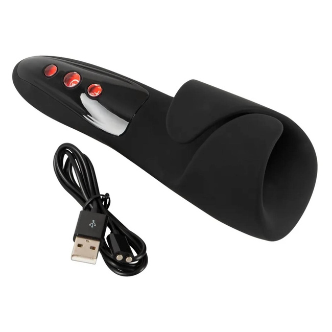 Masturbator do wędzidełka z elastycznymi skrzydełkami