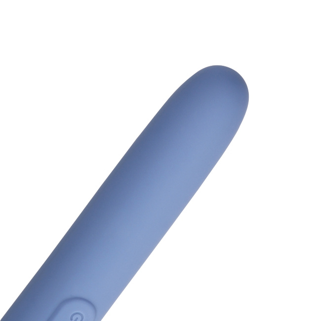 Wibrator podróżny z pojemnikiem na żel i dozownikiem, silikon, długość 18,5 cm / wkładane 8,5 cm
