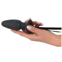 Pompowany plug analny z wibracjami