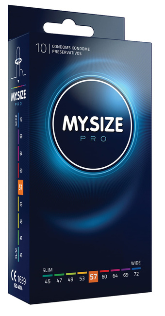 Prezerwatywy dopasowane kondomy My.Size Pro rozmiar 57 10 szt
