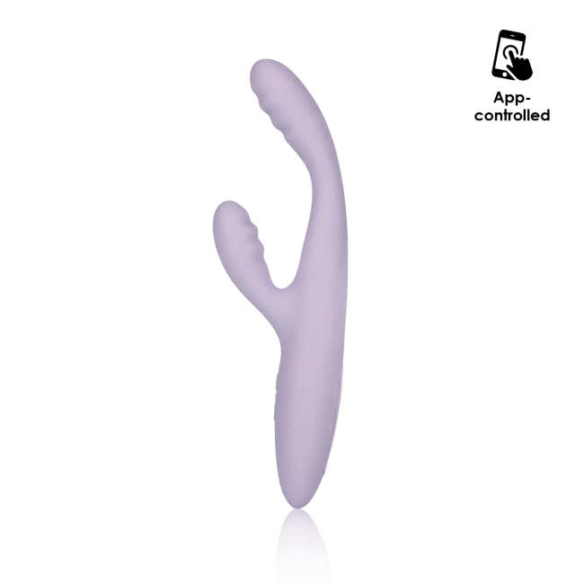 Wibrator CICI+2 z króliczkiem do łechtaczki sterowany aplikacją smartfonem 17,5 cm