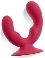 Uśmiechnięty wibrator waginalno-analny z przyssawką, 9 trybów wibracji, wodoodporny, silikon