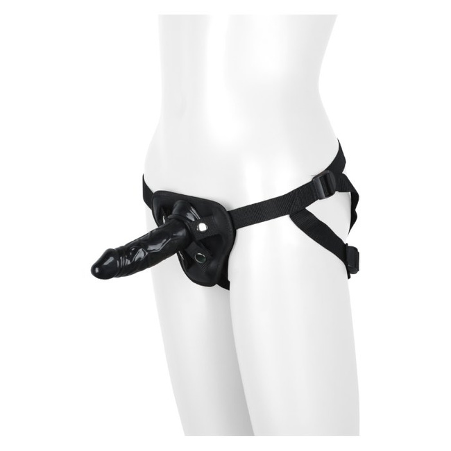 Strapon – harness (uprząż) i dildo seria LUXURY FETISH BDSM