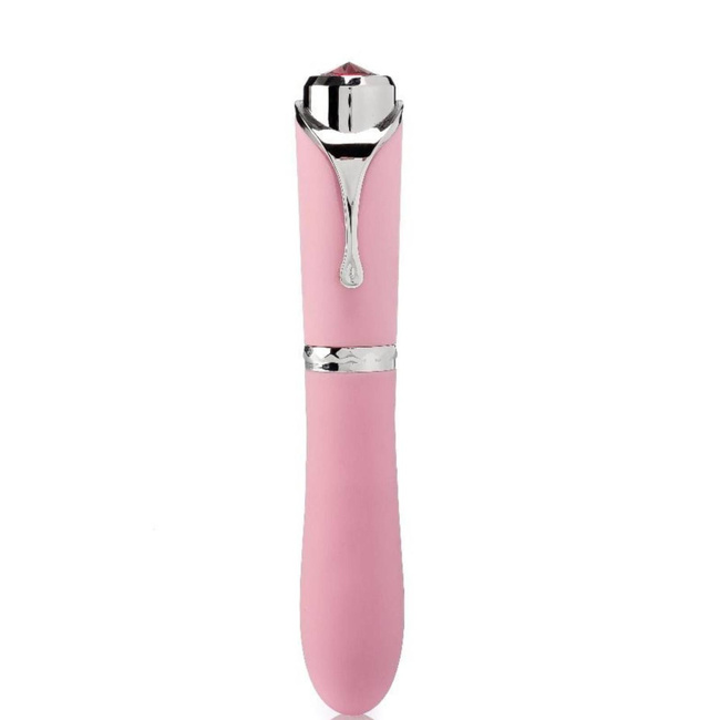 Silikonowy wibrator w kształcie długopisu (różowy)