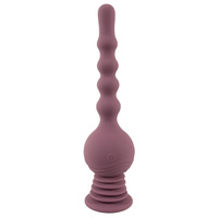 Analny siłacz – ultrasilnie wibrujące dildo kulkowe z przyssawką, 27,7 cm 