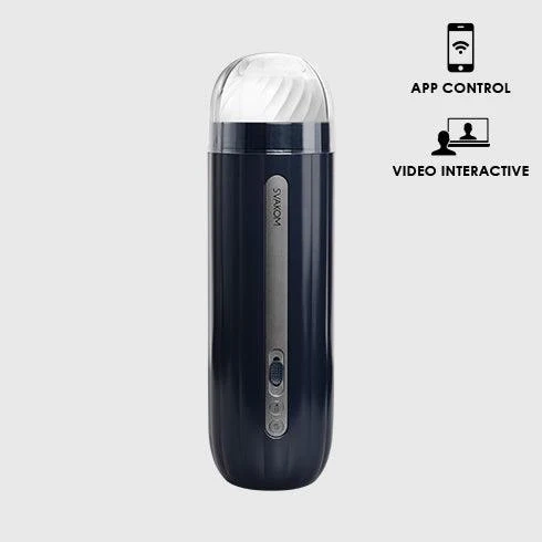 Masturbator posuwisty z funkcją grzania HANNES NEO sterowany smartfonem