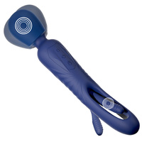 2w1 Dwustronna różdżka radości – różdżka wand i wibrator z języczkiem do punktu G i wnętrza pochwy