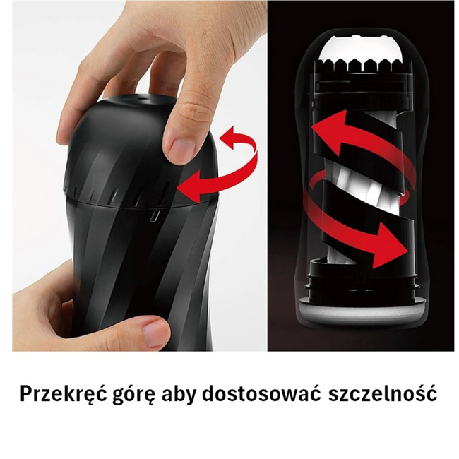 Zakręcony masturbator -Masturbator AIR-TECH TWIST Ripple TENGA