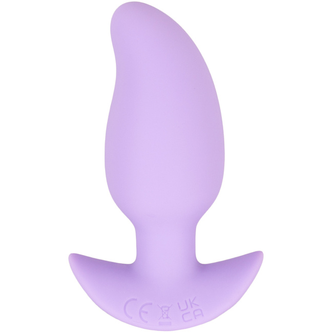 Wibrujący pieszczoch analny Cuties, o zmiennej grubości, kolor fioletowy, silikon