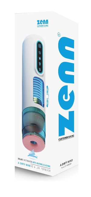 Masturbator premium, 9 trybów wibracji, posuwistości, ssania. Funkcja ogrzewania, długość 28 cm.