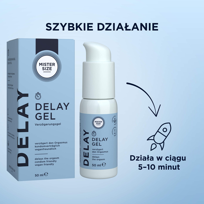 Żel opóźniający wytrysk i wspomagający erekcję, z olejkiem goździkowym, z efektem chłodzącym, 50 ml 