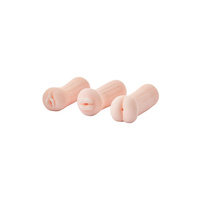 Słodka cipka, cudowne usta i ciasna dupka aktorki Tiny -  zestaw 3 masturbatorów The Girl Next Door 