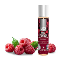 Profesjonalny lubrykant na bazie wody o smaku sorbetu malinowego System JO H2O - Raspberry sorbet 30 ml