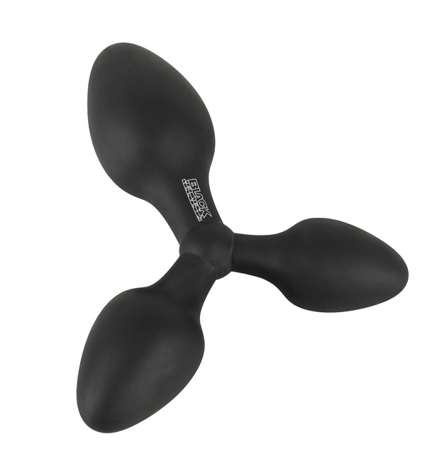 3w1 zestaw – 3 połączone korki analne Ø2,9 cm, Ø 3,4 cm i Ø 3,9 cm, bardzo elastyczne, silikon