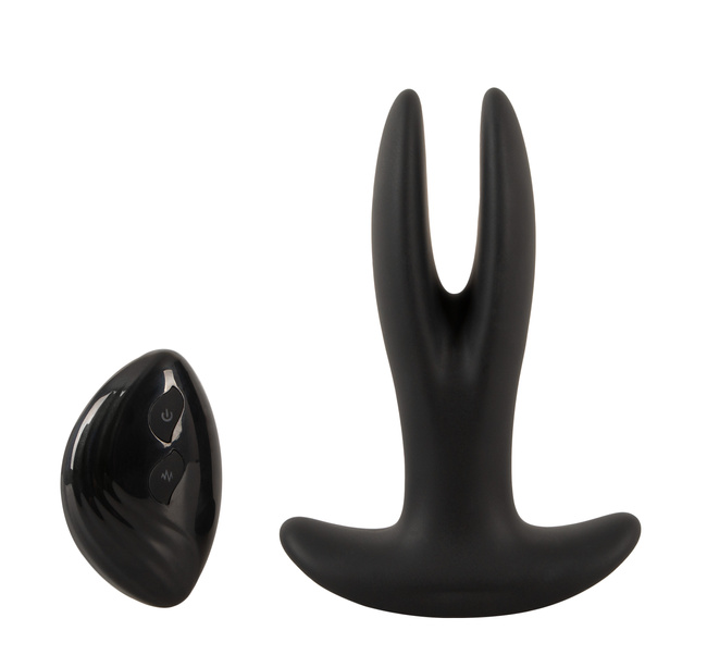 Wibrujący otwieracz pupy, dwukońcówkowy korek analny, rozwierany masażer prostaty, na pilota, wodoodporny IPX7