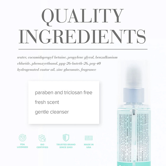 Antybakteryjny środek czyszczący do zabawek erotycznych - System JO Misting Toy Cleaner Fresh Scent 120 ml
