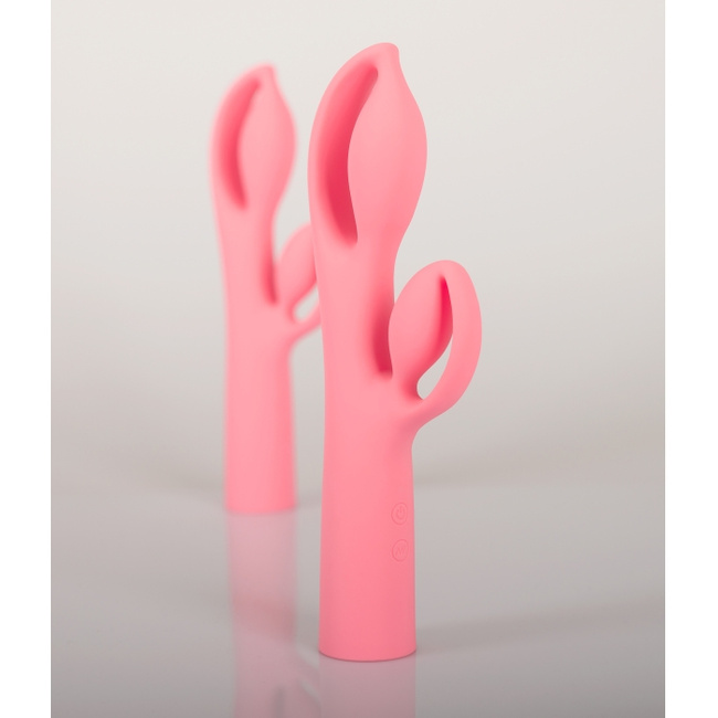 Królik Alicji – bajeczny elastyczny wibrator z królikiem do łechtaczki, 25 cm I wkładane 13,3 cm, silikon, IPX7
