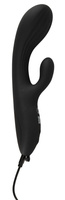 Wibrator punktu G z królikiem stymulator łechtaczki 2 silniki długość 22 cm wkładane 11 cm średnica 4,3 cm silikon
