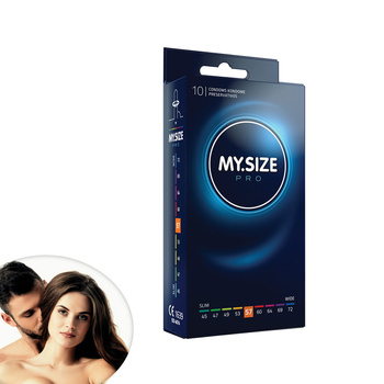 Prezerwatywy dopasowane kondomy My.Size Pro rozmiar 57 10 szt