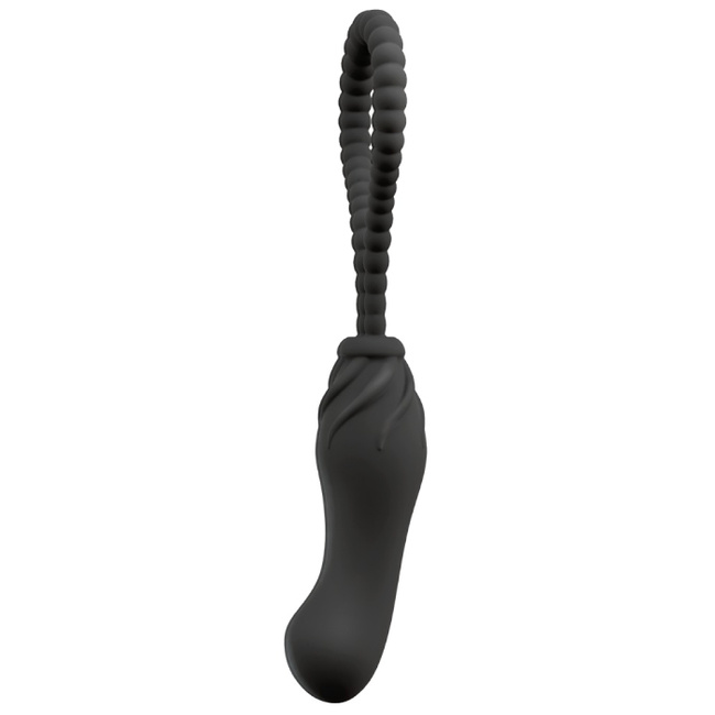 Doskonałe dopasowanie – strapon bez pasków z dającą się kształtować pętlą, dildo 11 cm, Ø max 3,2 cm