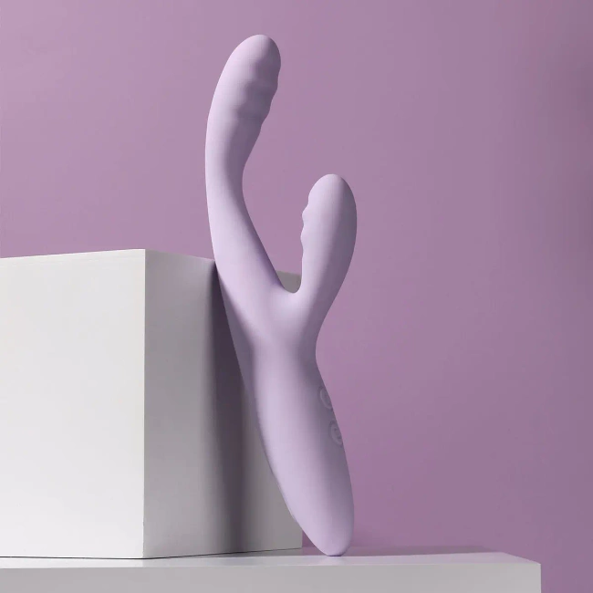 Wibrator CICI+2 z króliczkiem do łechtaczki sterowany aplikacją smartfonem 17,5 cm