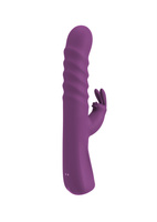 Purpurowy Superbohater– super wibrator posuwisty, z wibracjami główki i królikiem do łechtaczki