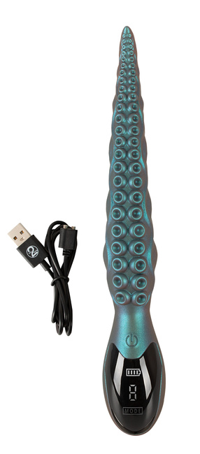 Dżinn Altherjin. Fantasy wibrator. Dł. 27,3 cm, wkładane 18,5 cm, Ø 3,7 cm. Wyświetlacz LED