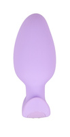 Wibrujący pieszczoch analny Cuties, o zmiennej grubości, kolor fioletowy, silikon