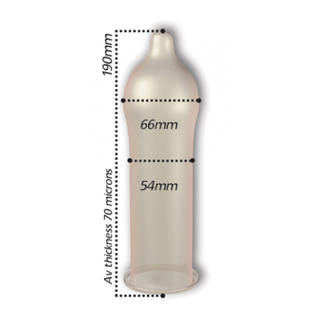 Prezerwatywy  Pasante Regular 12 szt.-anatomiczne 19cm/53mm