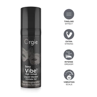 Wibrator w płynie Sexy Vibe (srebrny) Najsilniejsze doznania moc 10/10