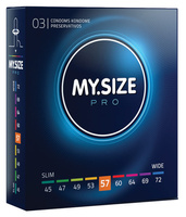 Prezerwatywy kondomy My.Size Pro rozmiar 57 3 szt