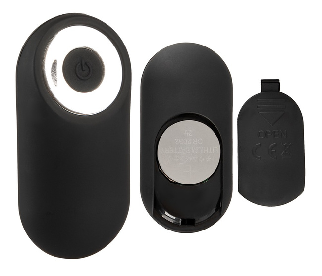 Silikonowy, dwusilnikowy, spacerowy masażer prostaty i krocza na pilota