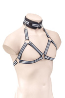 Luksusowy zestaw BDSM 9 częściowy tkany