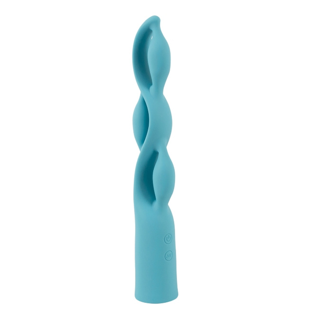 Rozkosz Fiony – bajeczny elastyczny wibrator z trzema pętlami, 3 silniki, 25 cm I wkładane 18,3 cm, silikon, IPX7