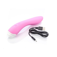 Wibrator z języczkiem do punktu G (różowy)