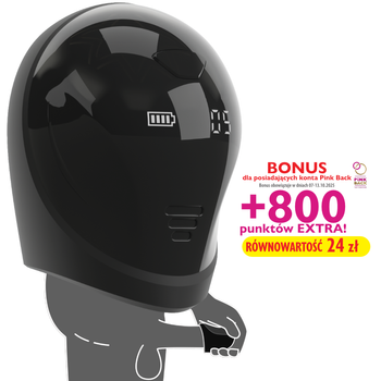 Masturbator z wyświetlaczem LED, do żołędzi, główki penisa, z pieszczącymi gwiazdkami, ładowanie USB, wodoodporny IPX7