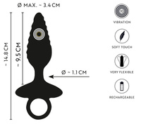 Elastyczny wibrujący korek analny