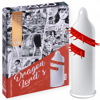 Prezerwatywa z wypustkami Red Dragons Lord 1 sztuka