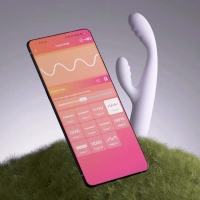 Wibrator CICI+2 z króliczkiem do łechtaczki sterowany aplikacją smartfonem 17,5 cm