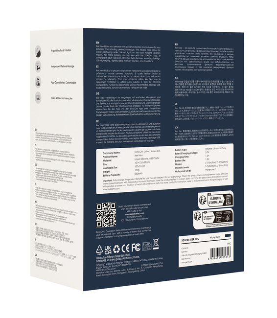 Masażer prostaty i krocza z wibracjami i pulsacją IKER NEO sterowany aplikacjami na smartfon cyberseks