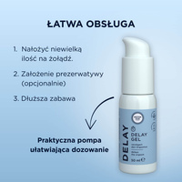 Żel opóźniający wytrysk i wspomagający erekcję, z olejkiem goździkowym, z efektem chłodzącym, 50 ml 