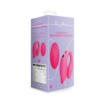 Wibrator dla par klasa PREMIUM, sterowany pilotem, płynny silikon, 2 silniki, wibrator spacerowy