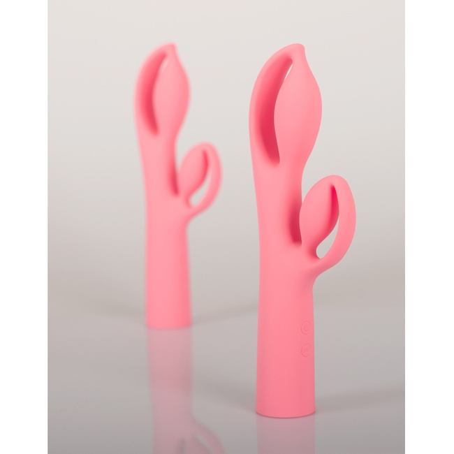 Królik Alicji – bajeczny elastyczny wibrator z królikiem do łechtaczki, 25 cm I wkładane 13,3 cm, silikon, IPX7