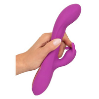Purpurowy unikat elastyczny membranowy wibrator z króliczkiem